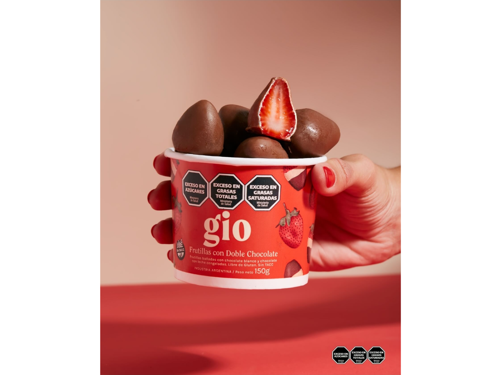 FRUTILLAS CON DOBLE CHOCOLATE