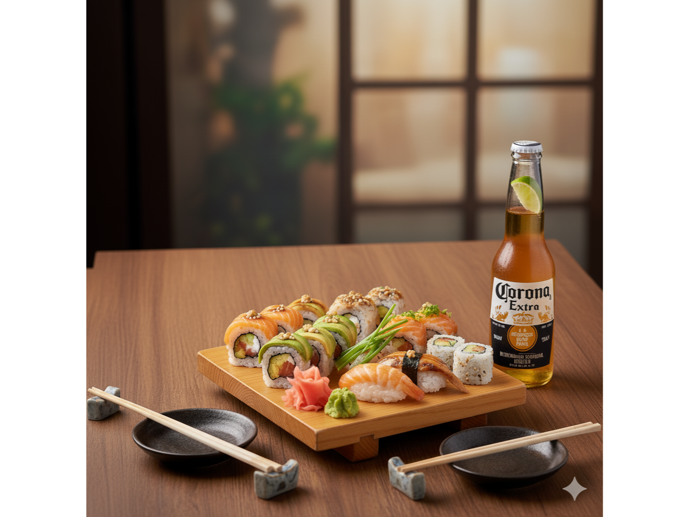 COMBO VEGGIE / VEGAN (2) X 14 PIEZAS + CORONA 330cc.