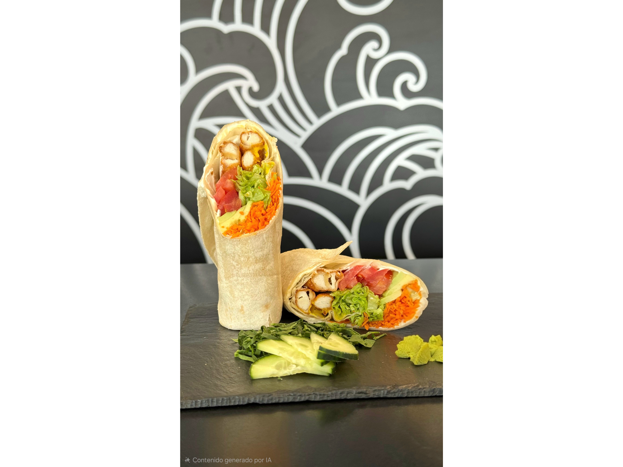 WRAP DE POLLO FRITO