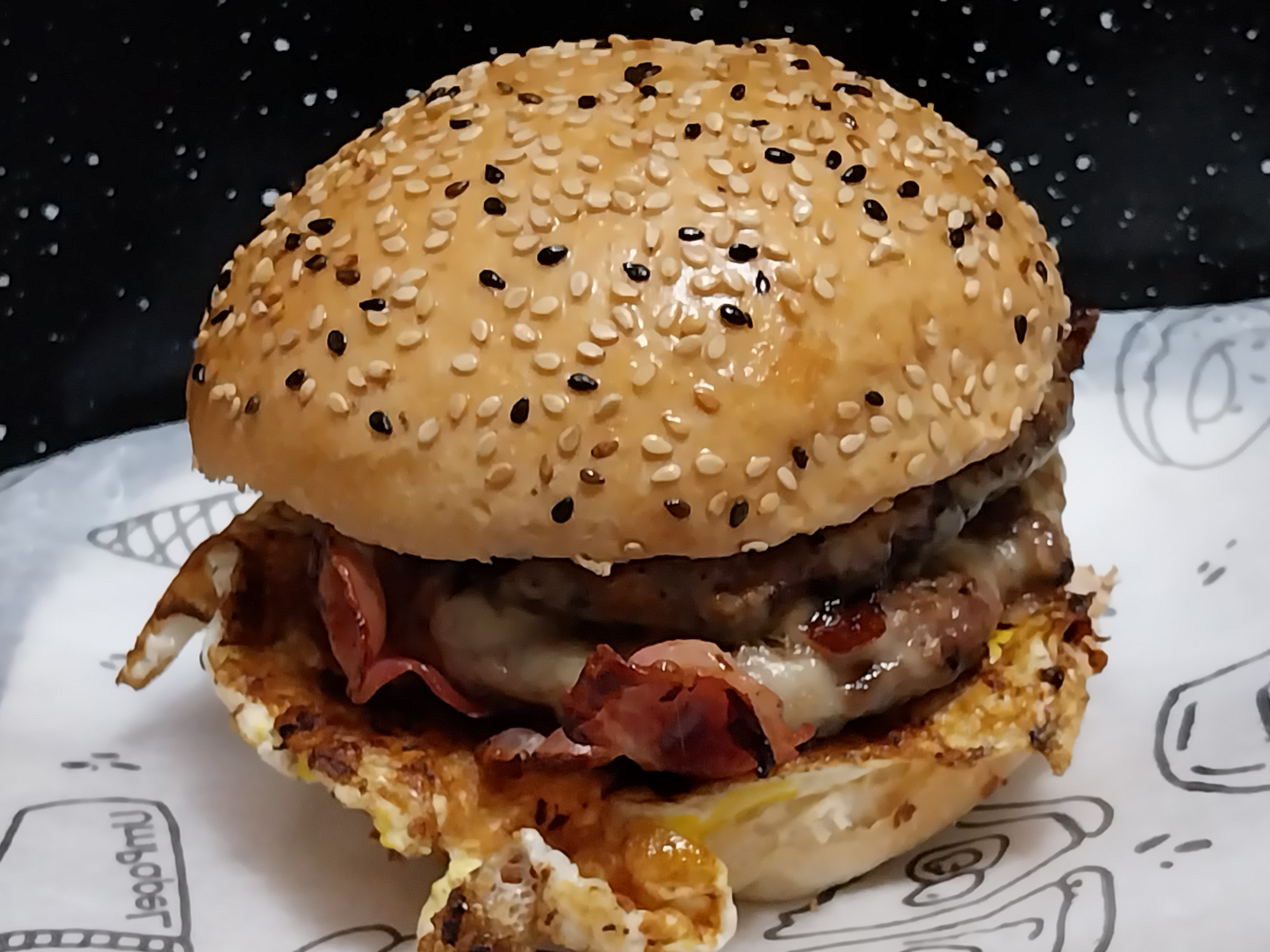 HAMBURGUESA DOBLE CHEESE & BACON