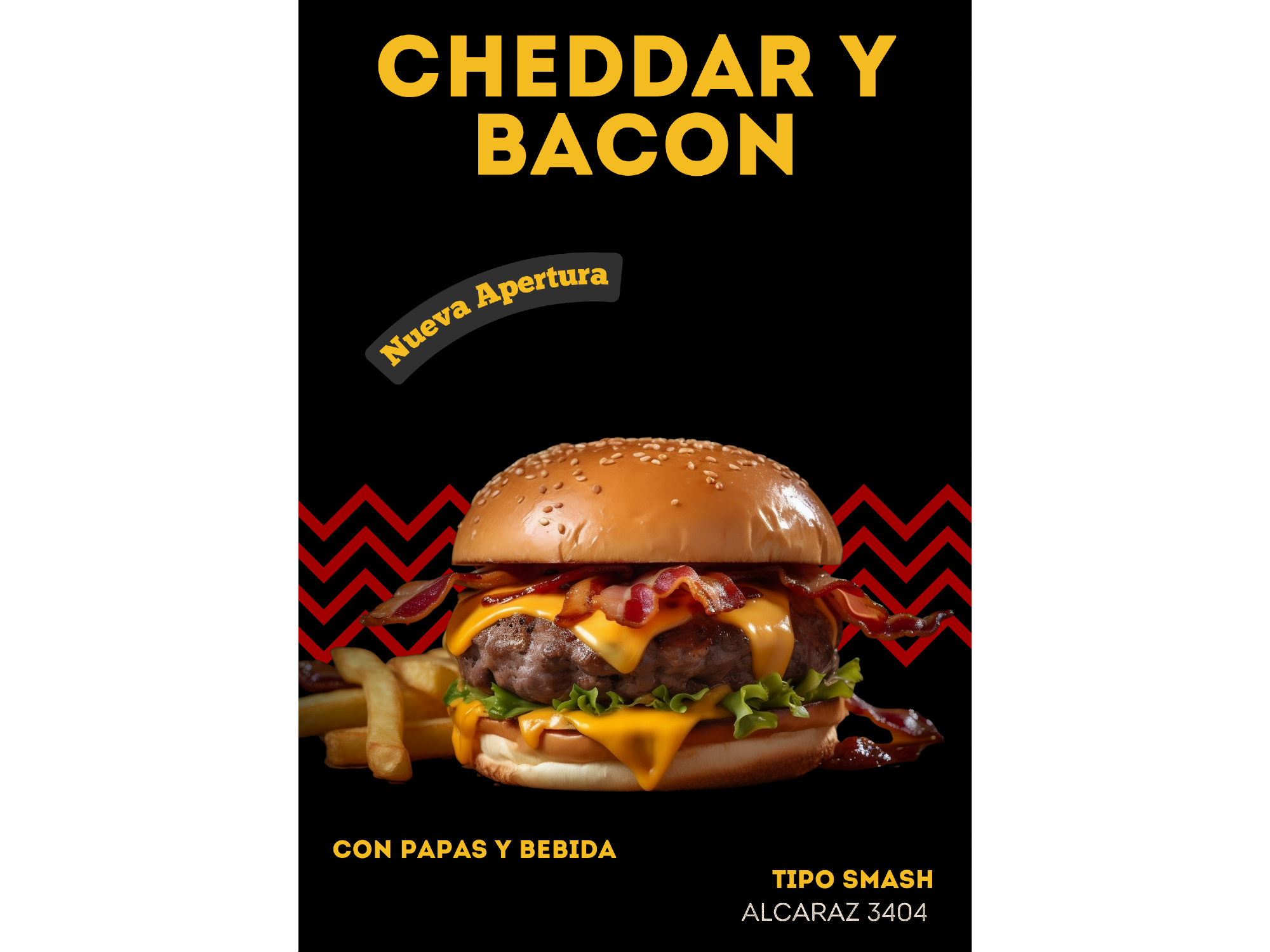 CHEEDAR Y BACON