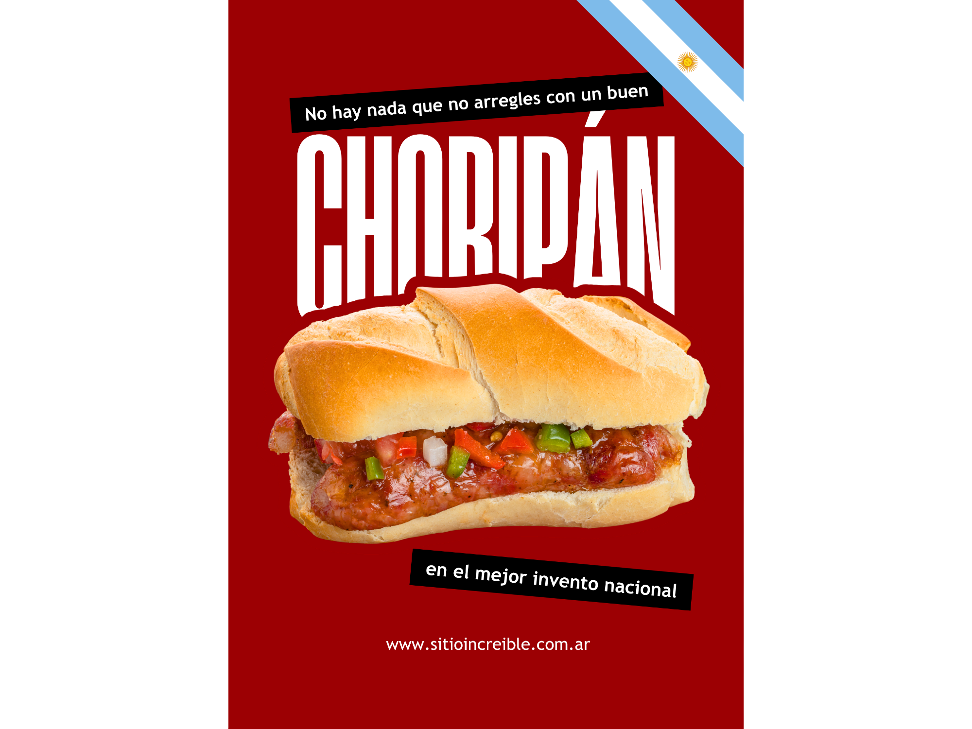 CHORIPAN CON PAPAS FRITAS