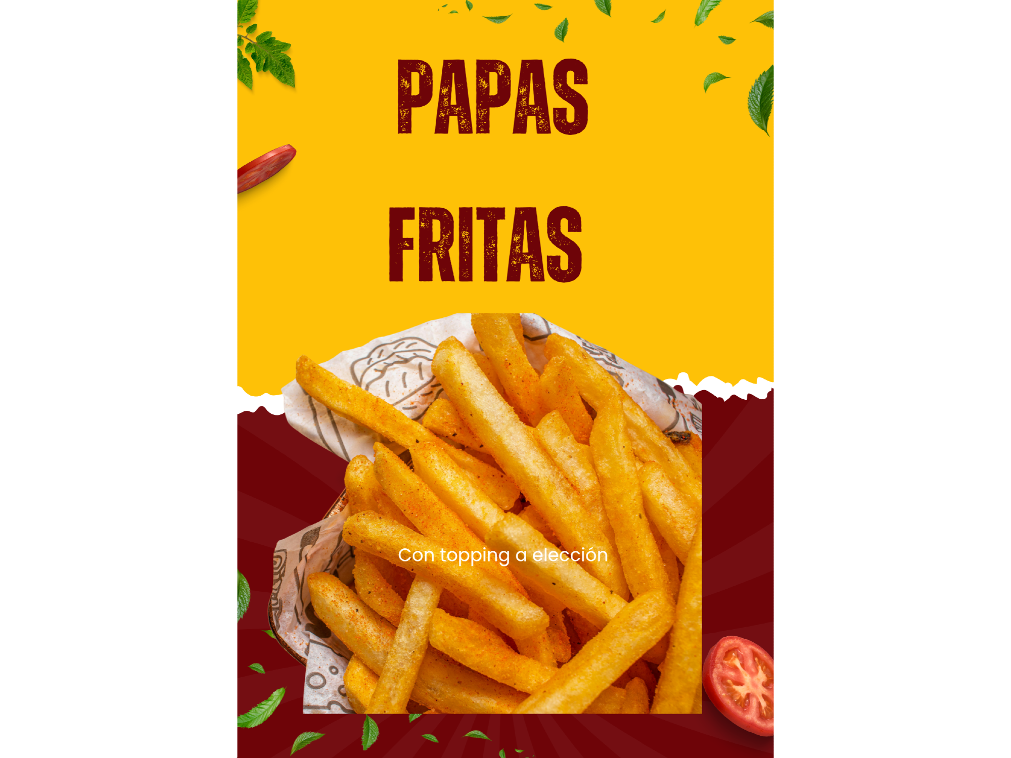 CONO PAPAS FRITAS