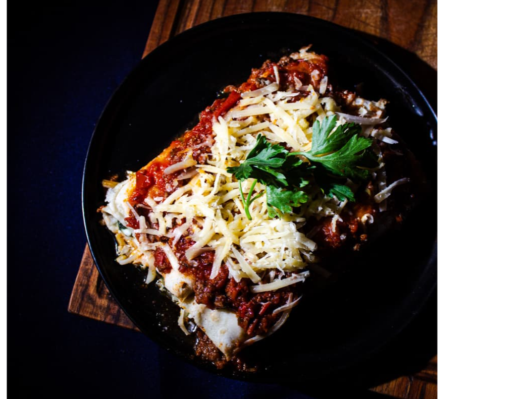 LASAÑA CASERA DE JAMÓN Y QUESO