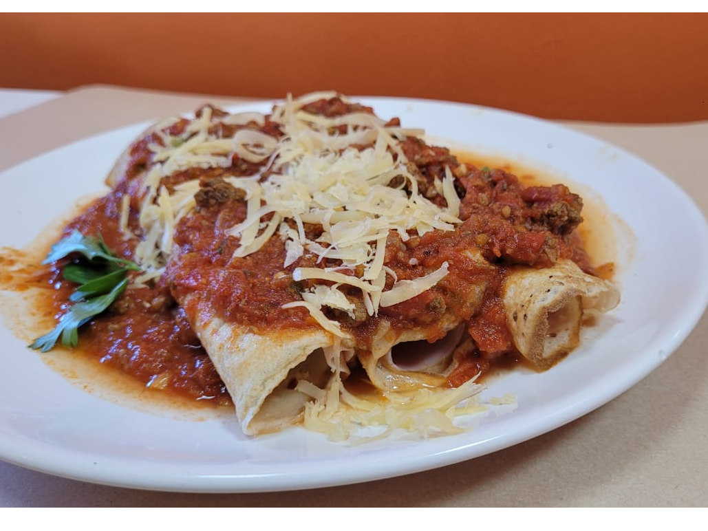 CANELONES CASEROS DE JAMÓN Y QUESO