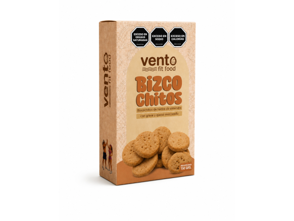 BIZCOCHITOS DE GRASA CON HARINA DE ALMENDRAS X 150GR