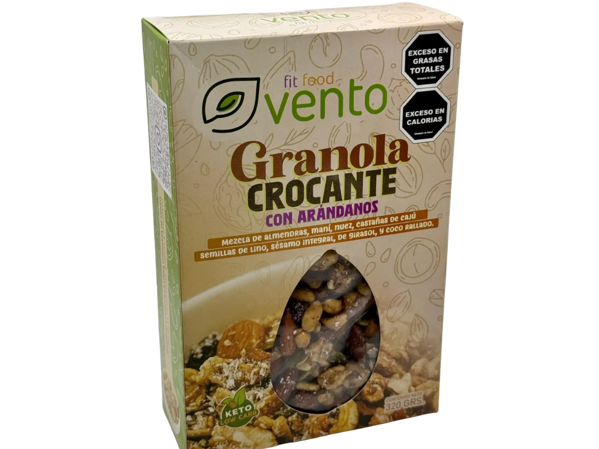 GRANOLA KETO CON ARÁNDANOS X 320 GRS.