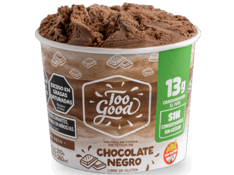 HELADO CHOCOLATE KETO X 210 GRS.
