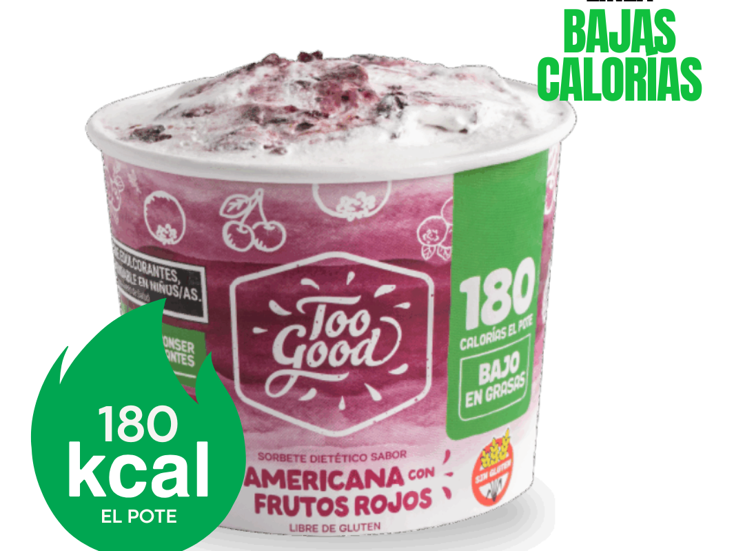 HELADO AMERICANA Y FRUTOS ROJOS X 210 GRS.