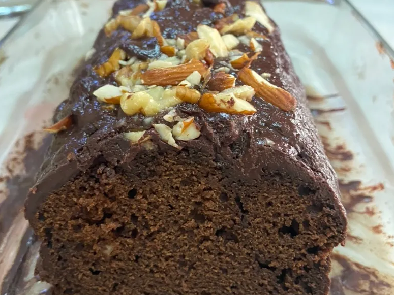 BUDÍN DE CACACO Y NUEZ