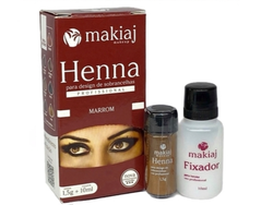 MAKIAJ HENNA MARRON 1,5g + FIJADOR 10ml