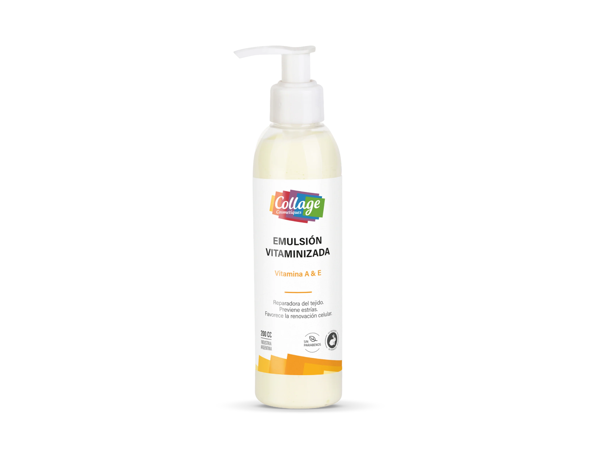 COLLAGE EMULSIÓN VITAMINIZADA CON VITAMINA A & E 200ML CREMERA