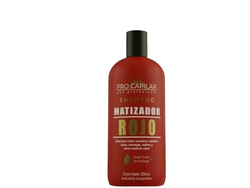 PRO CAPILAR MATIZADOR ROJO SHAMPO X 500CC