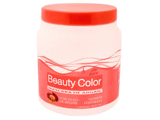 BEAUTY COLOR MASCARA CAPILAR CON ÓLEO DE ARGÁN 1 KG.