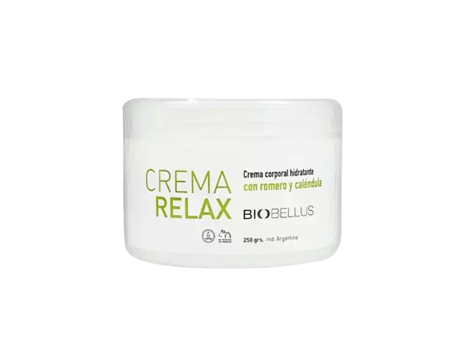 BIOBELLUS CREMA RELAX ROMERO CALENDULA 250 GRS