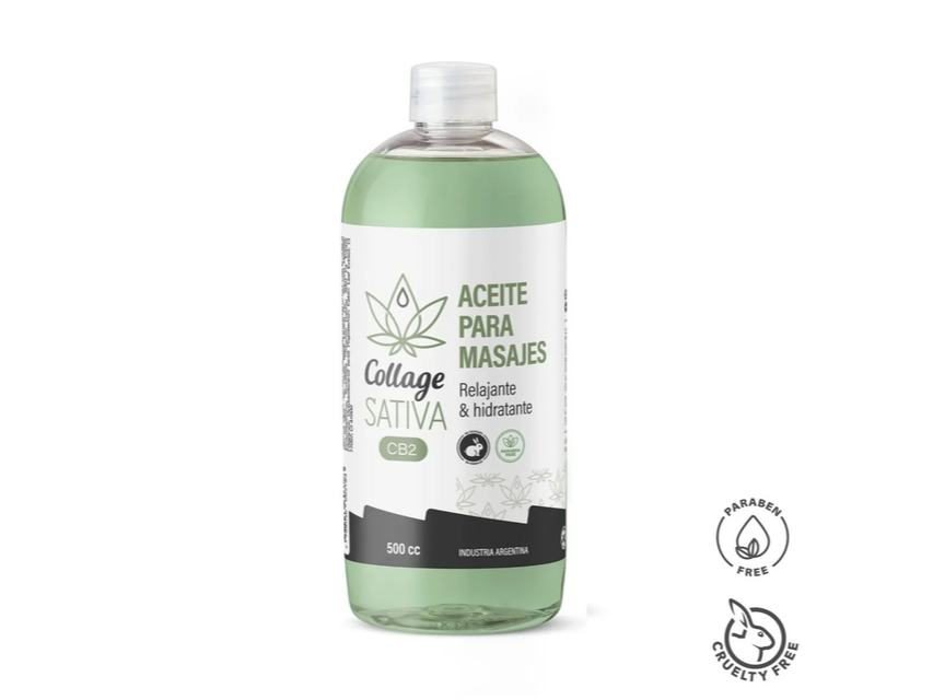 COLLAGE ACEITE RELAX CON CB2 RELAJANTE & HIDRATANTE 500ML