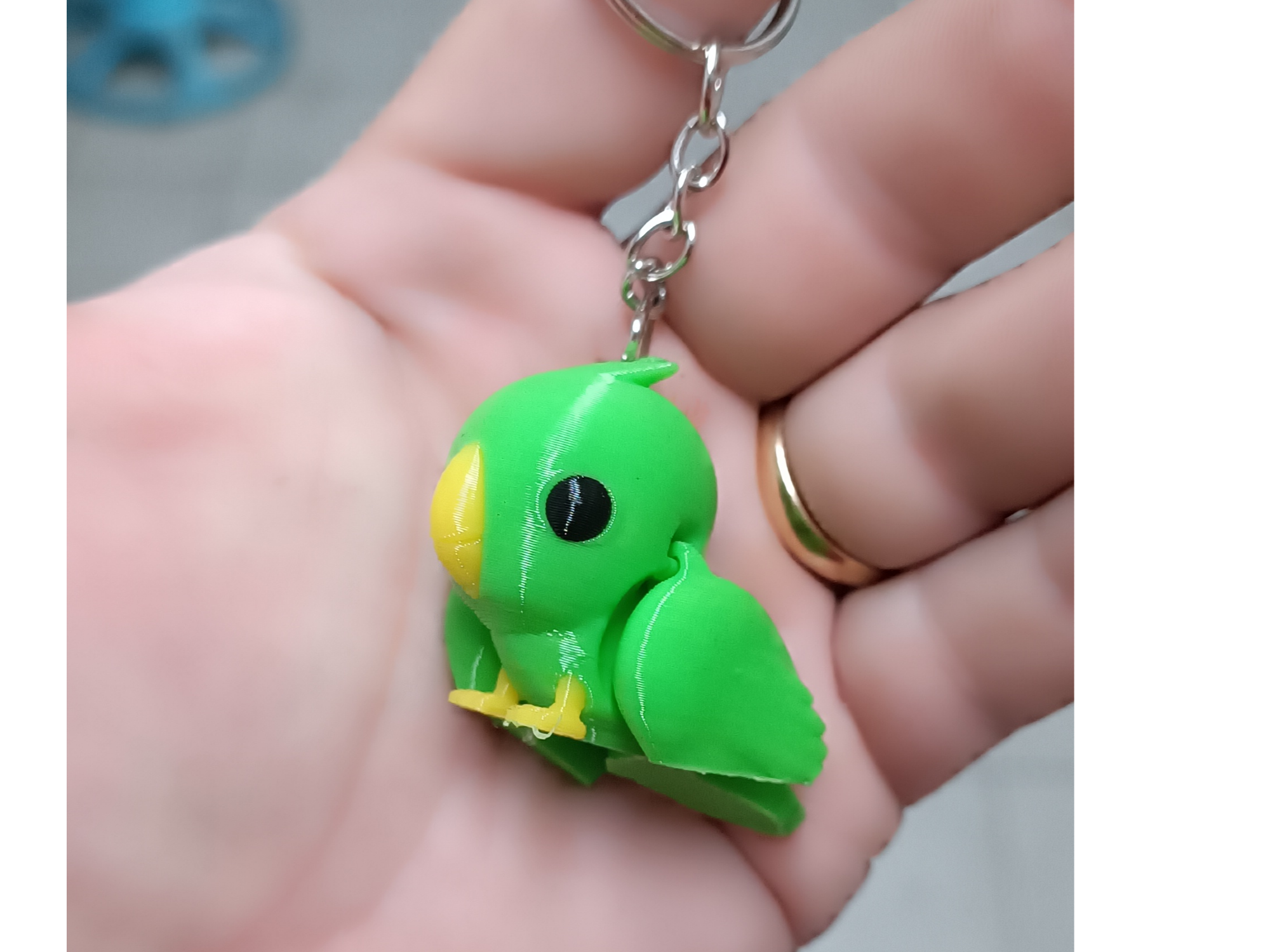 Llavero lorito x10 un