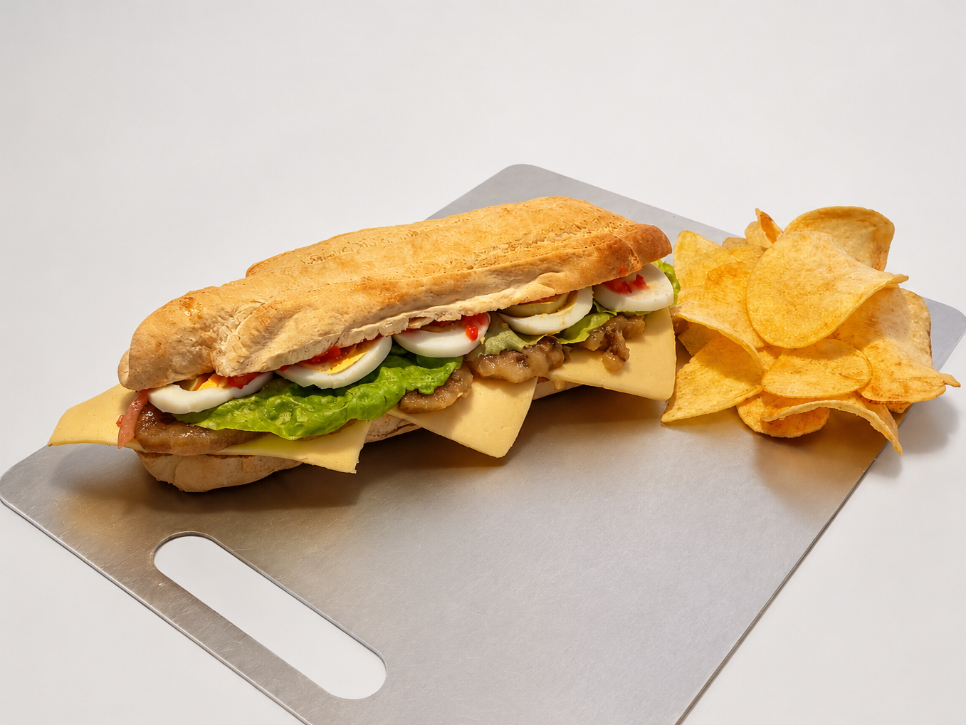 BAGUETTE VEGETARIANO de punto fresco