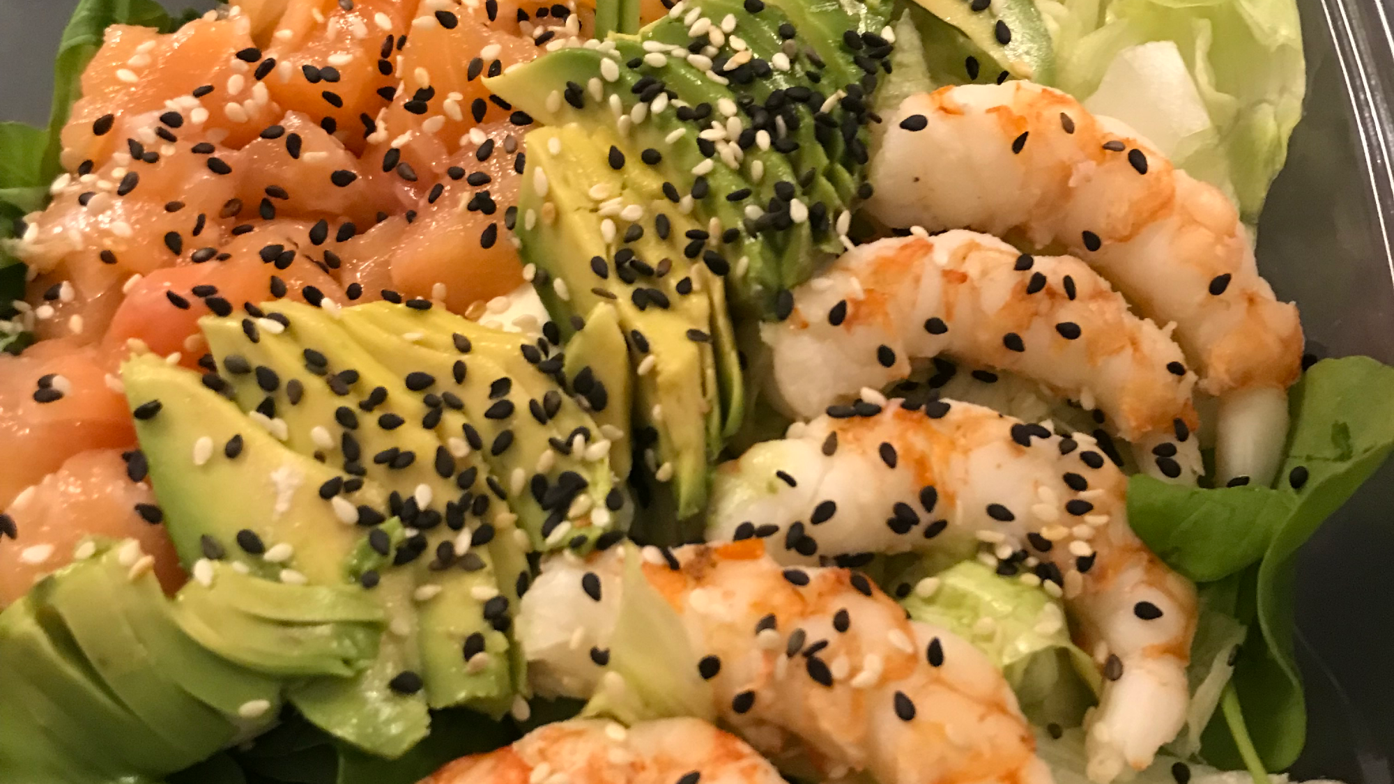 Ensaldas de sushi