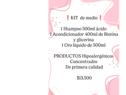 Kit uso diario de medio
