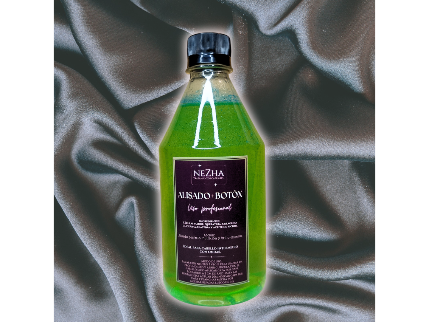 Alisado+Botox 500ml pelo intermedio-ondas