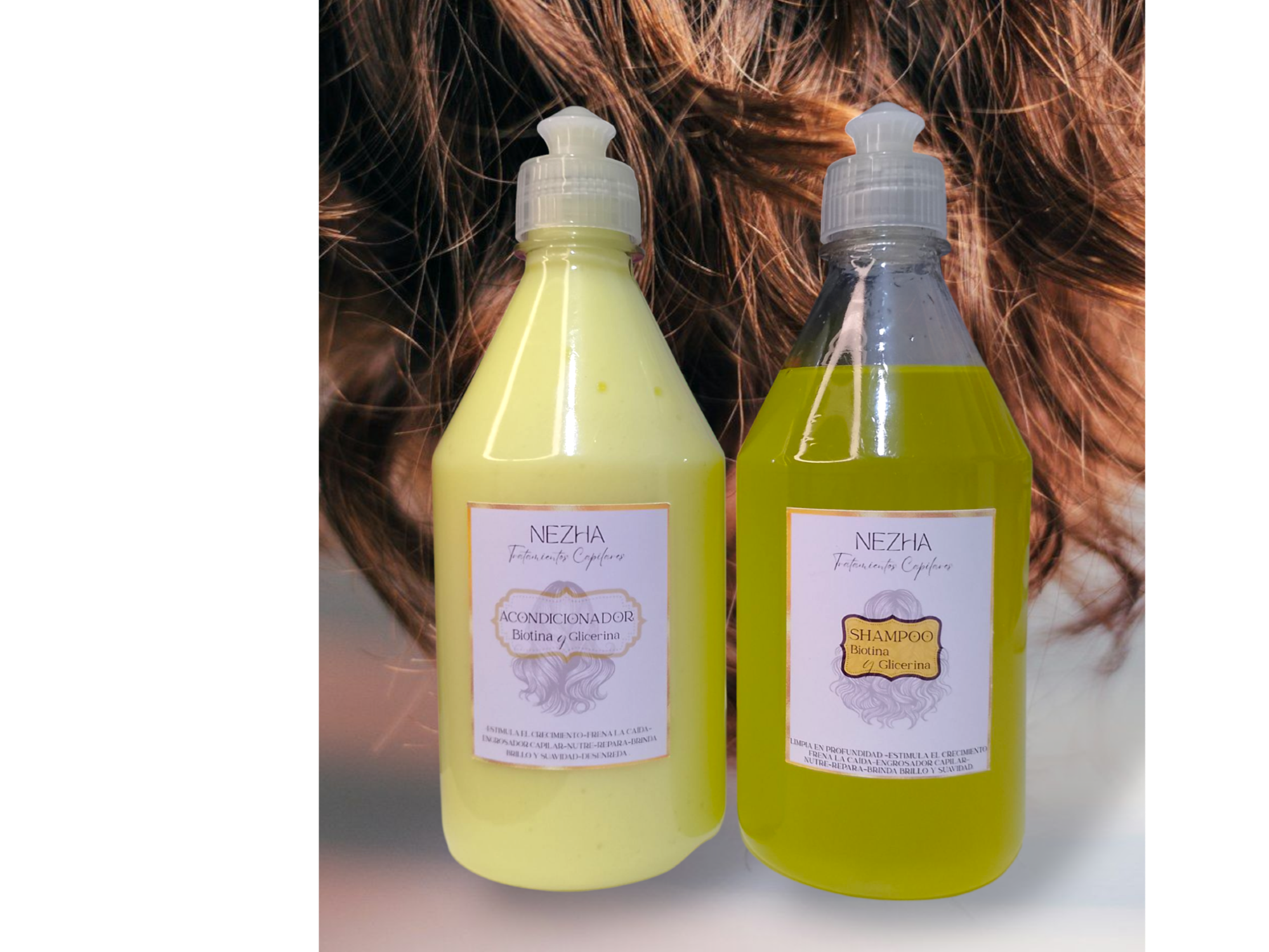 Shampoo+Acondicionador BIOTINA y glicerina