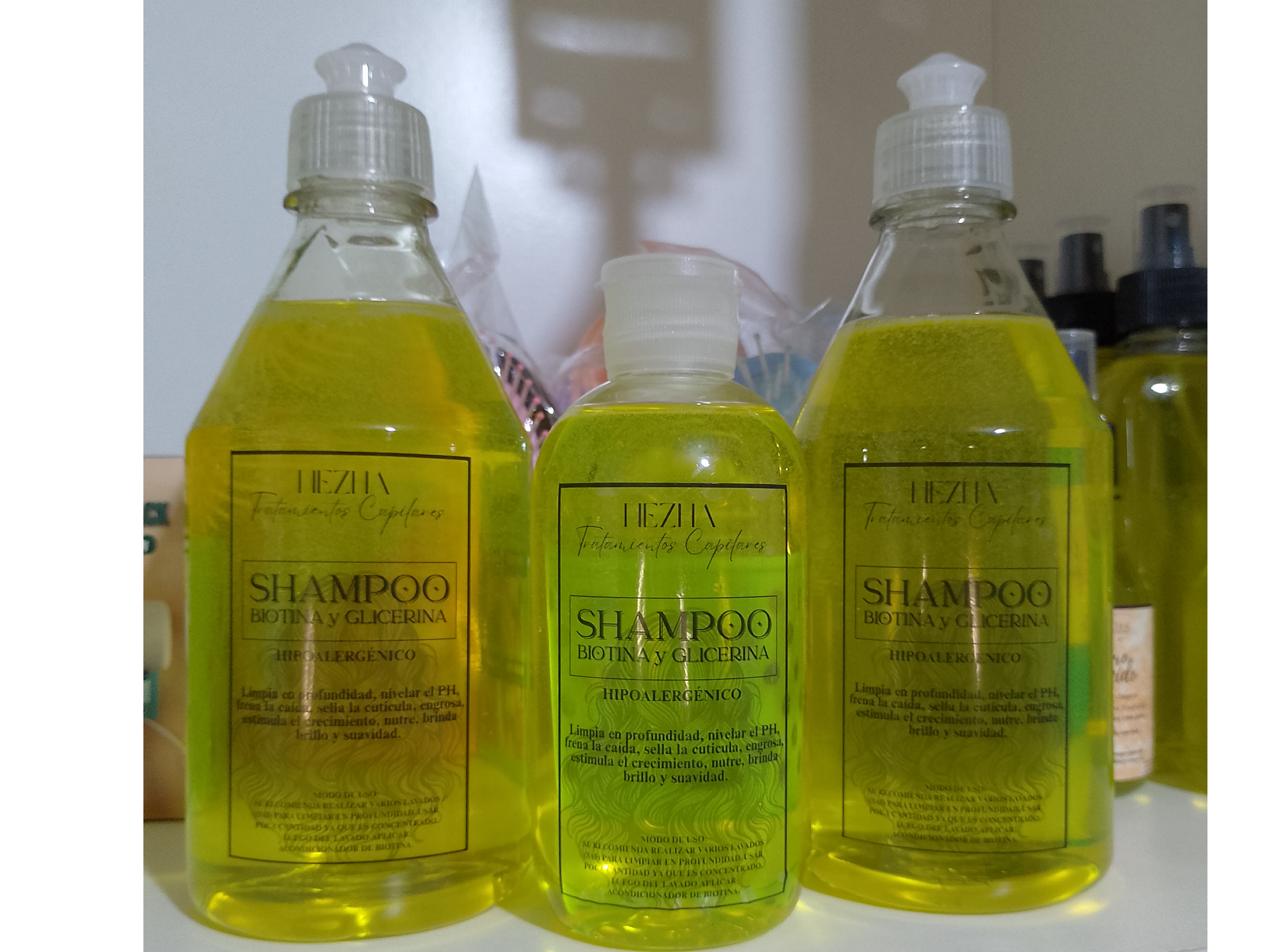 Shampoo BIOTINA y glicerina 500ml