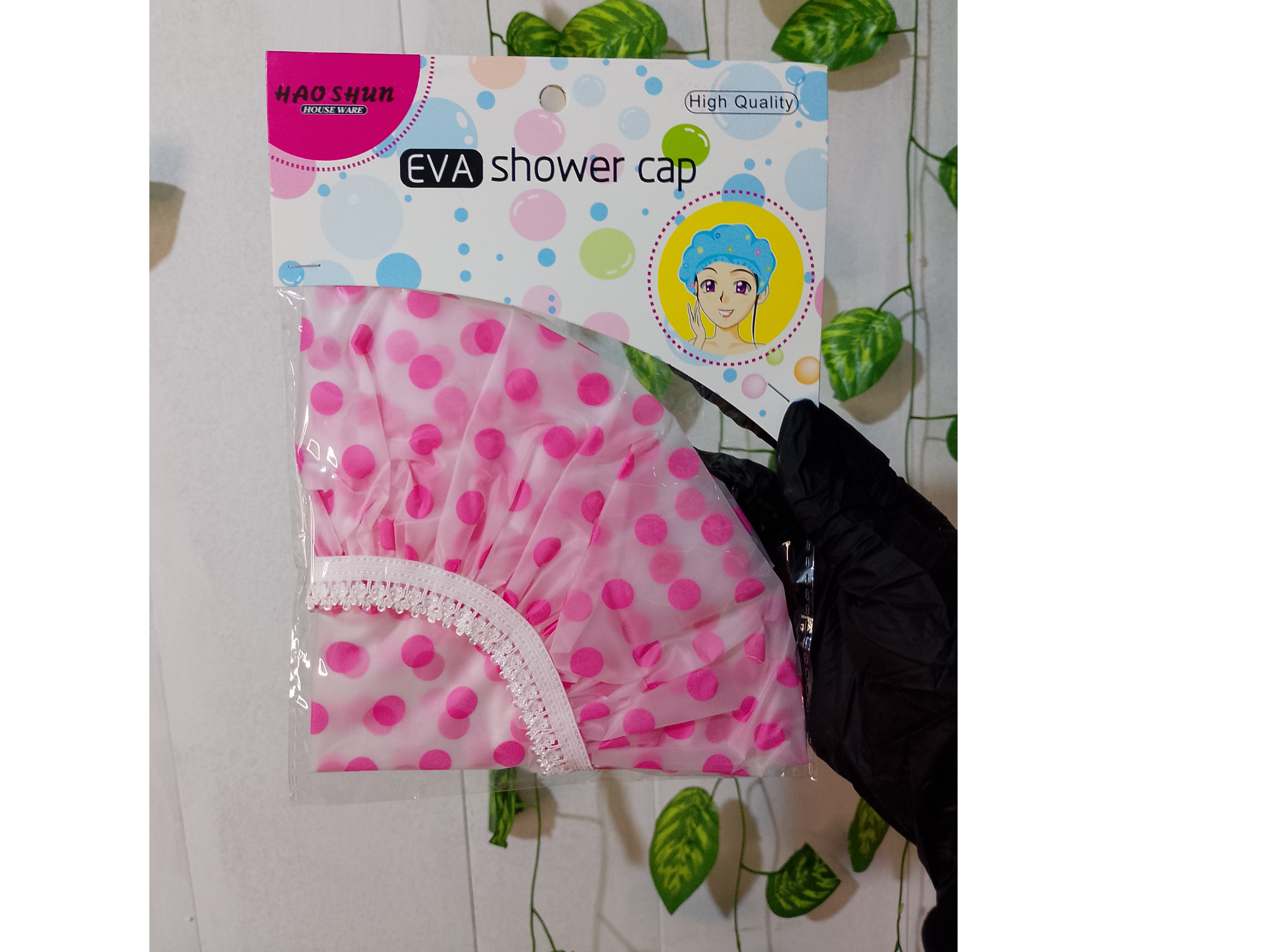 Cofia reutilizable de plástico