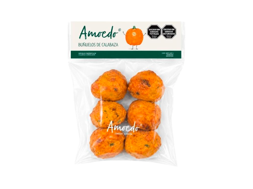 Buñuelos de Calabaza, Zanahoria y Queso (6u) x 300g - Amoedo