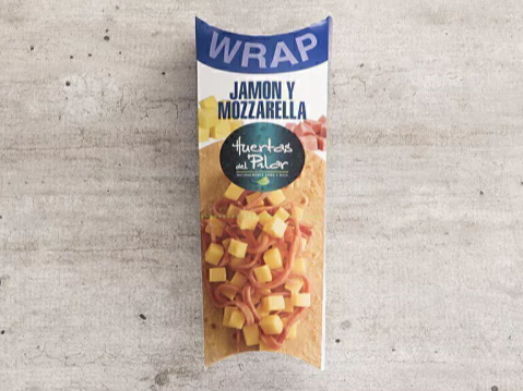 Wrap Jamon y Mozzarella de Bionatural Congelados