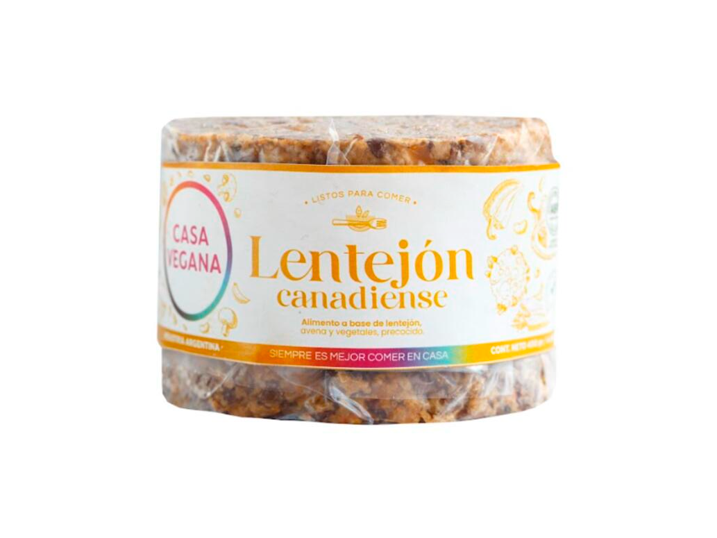 Hamburguesas Lentejon Canadiense x 400g - Casa Vegana