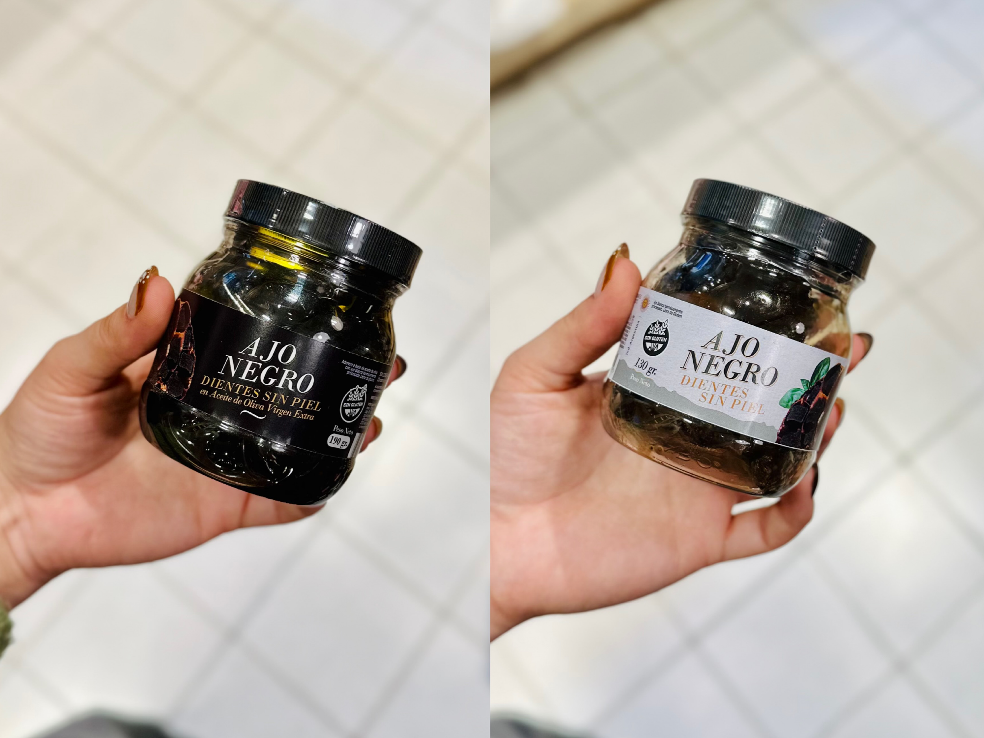 Dientes pelados de Ajo Negro