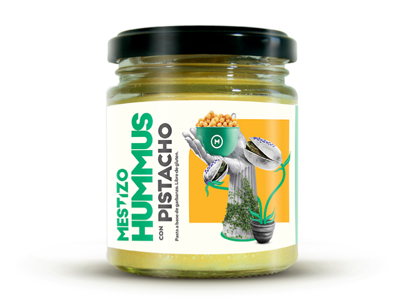 Hummus con Pistachos