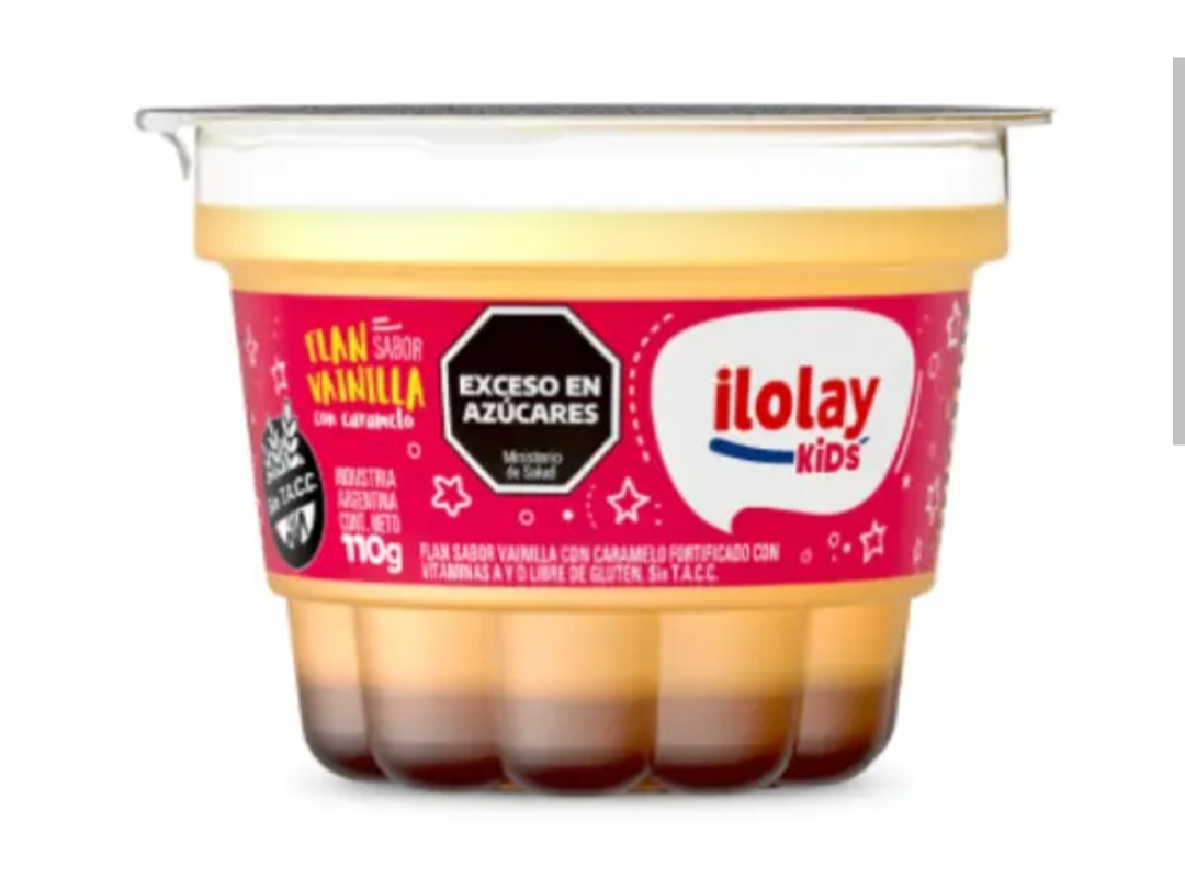 Flan c/caramelo ilolay x 110gr