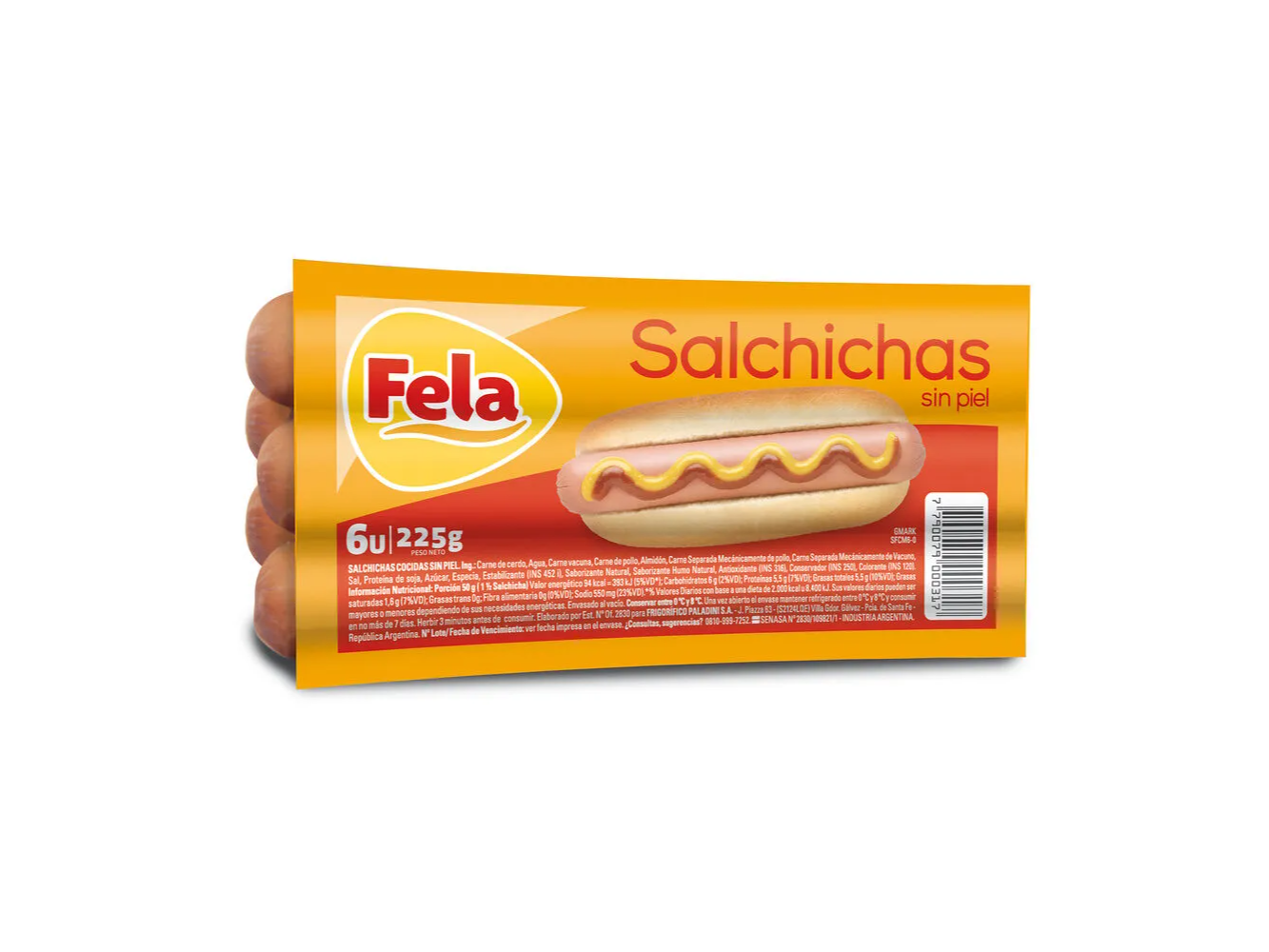 SALCHICHA X6 FELA X CAJA 24UNID