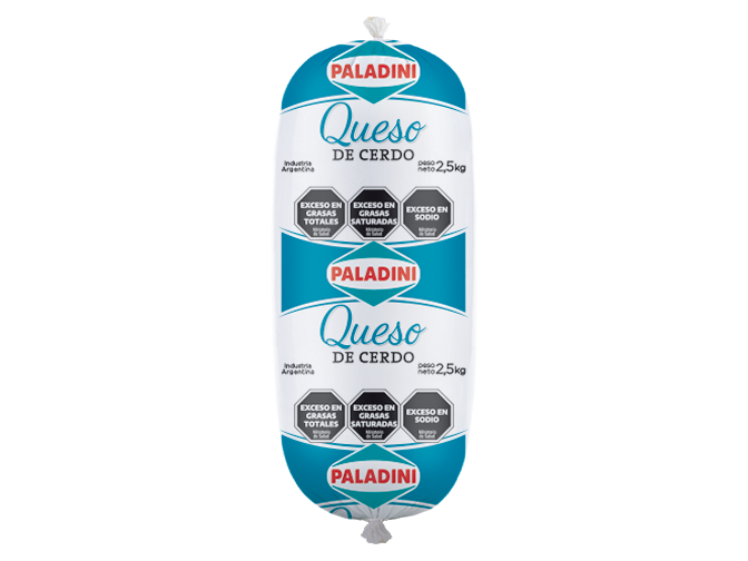 QUESO DE CERDO PALADINI X 2,5KG