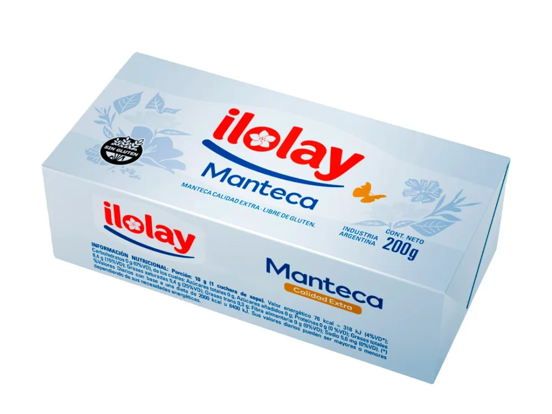 Manteca ilolay x 200gr