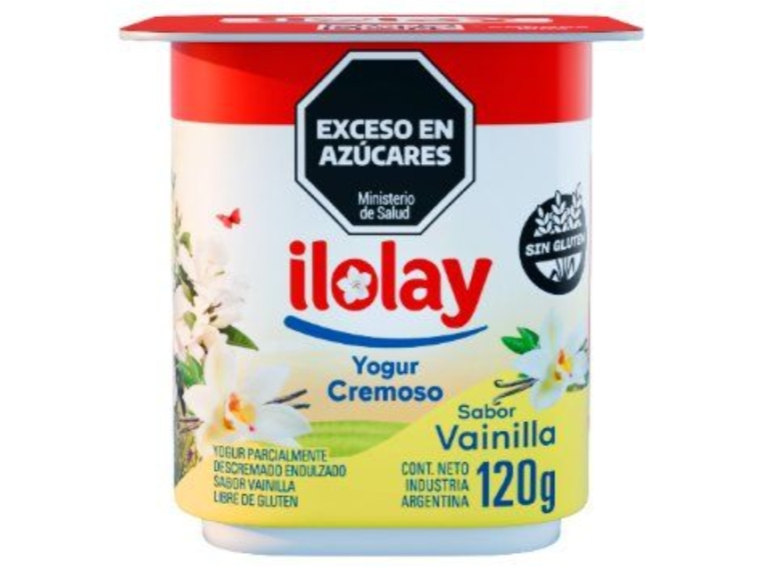 Yogur cremoso vainilla x 120gr ilolay