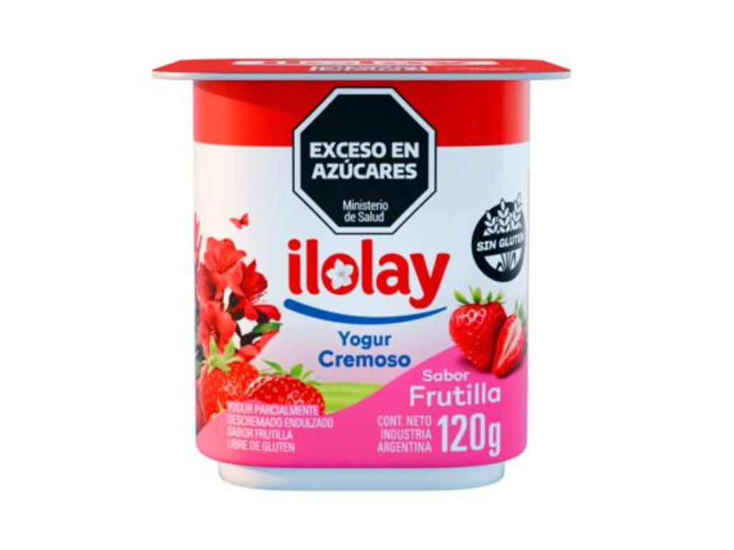 Yogur cremoso frutilla x 120gr ilolay