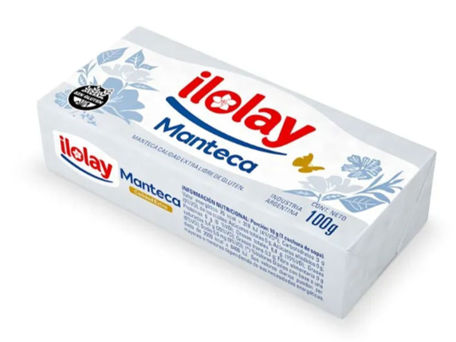 Manteca x 100gr ilolay