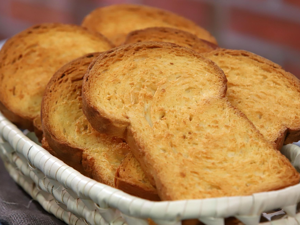 Tostada de pan casero