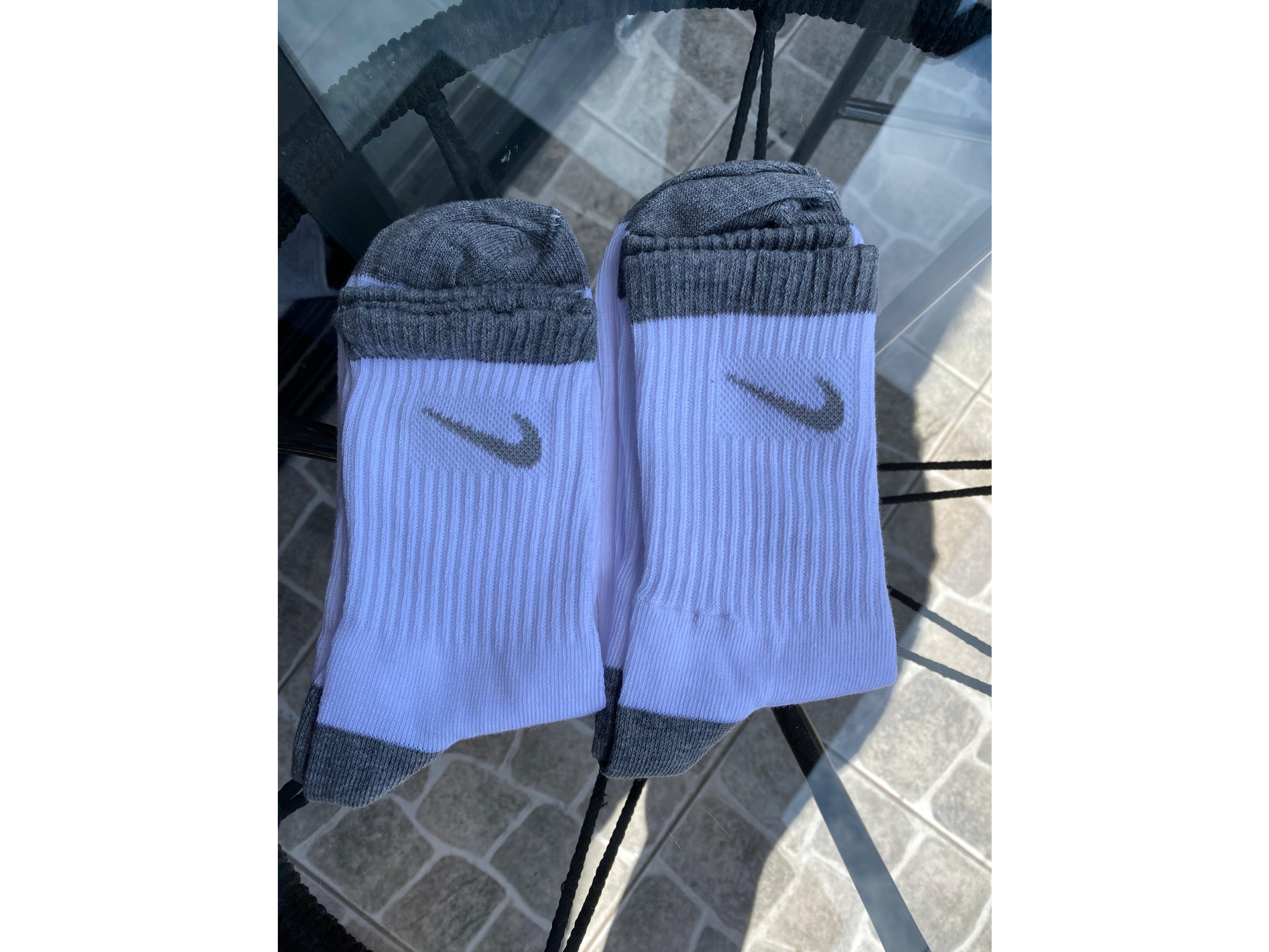 MEDIAS NIKE GRIS/BLANCO