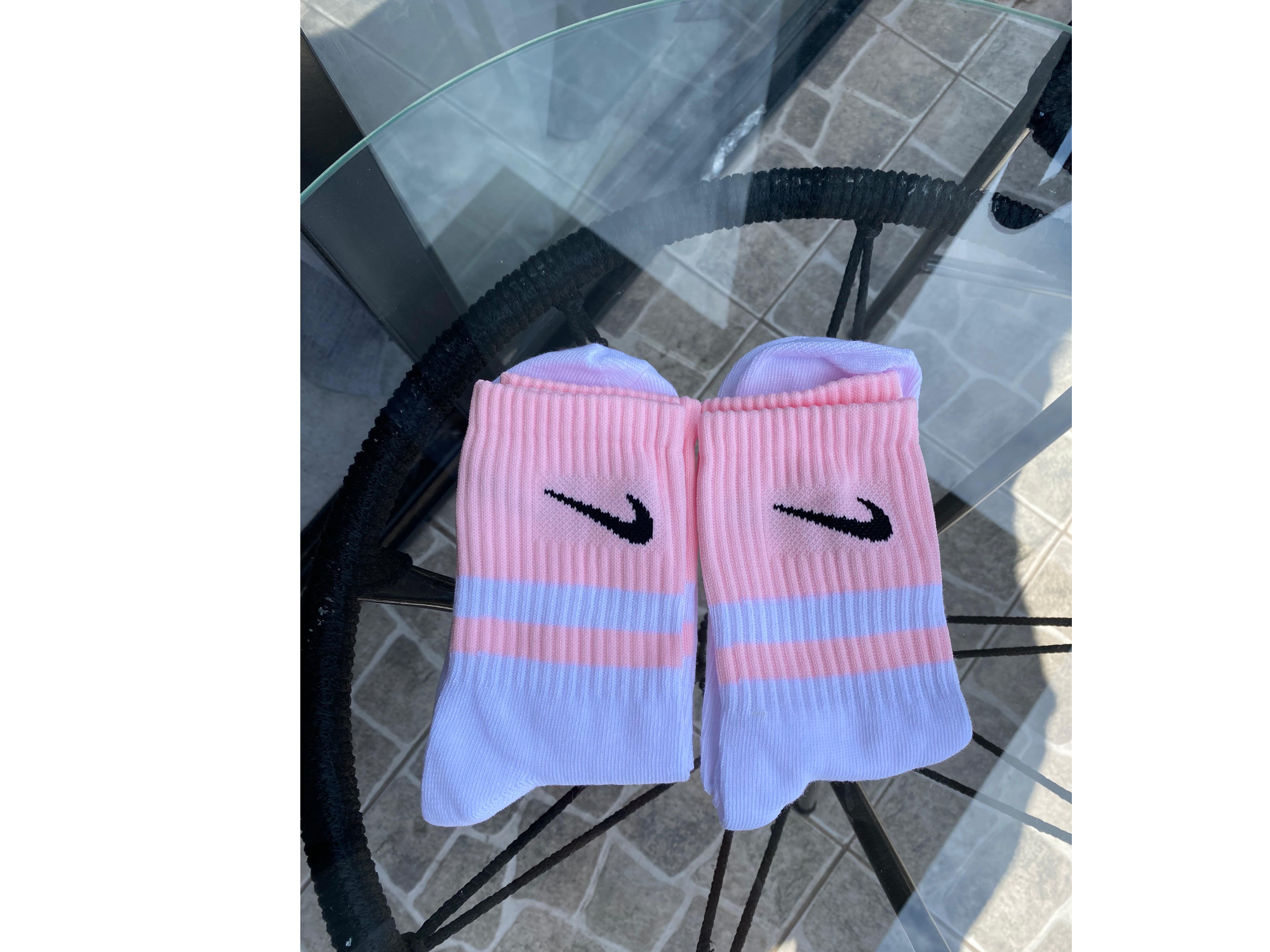 MEDIAS NIKE ROSA/BLANCO