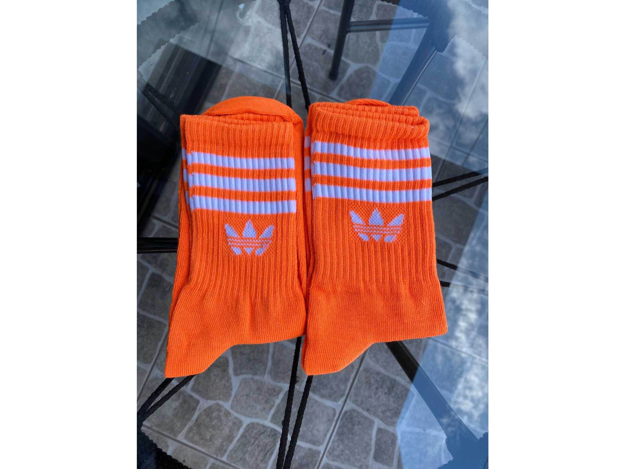 MEDIAS ADIDAS NARANJA FLUOR