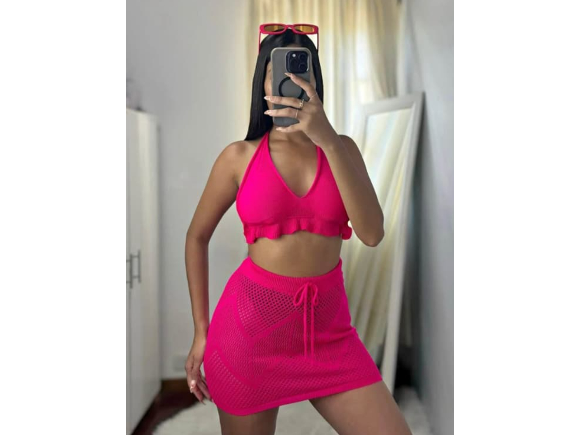 Conjunto de hilo FUSCIA