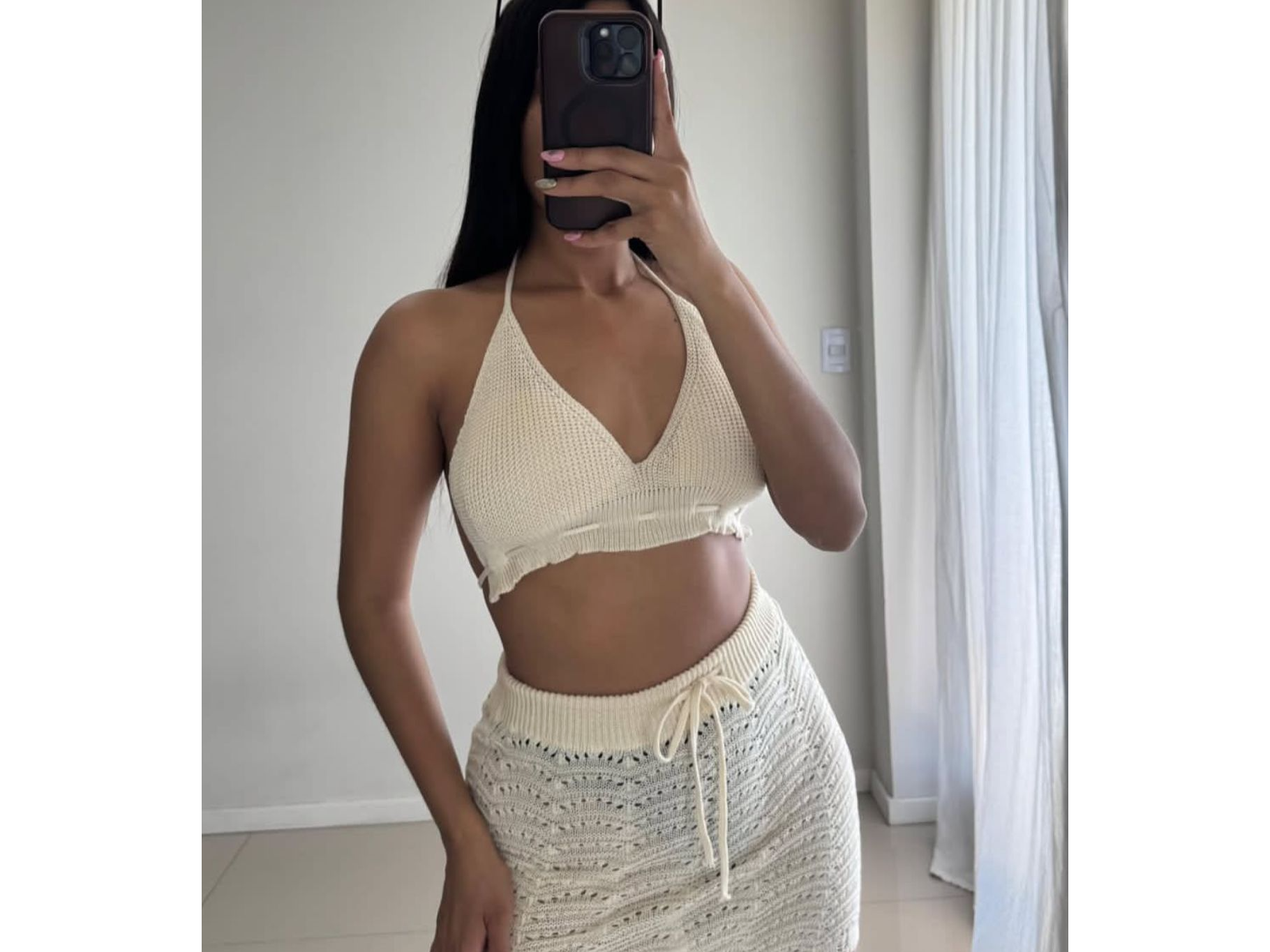 Conjunto de hilo BLANCO