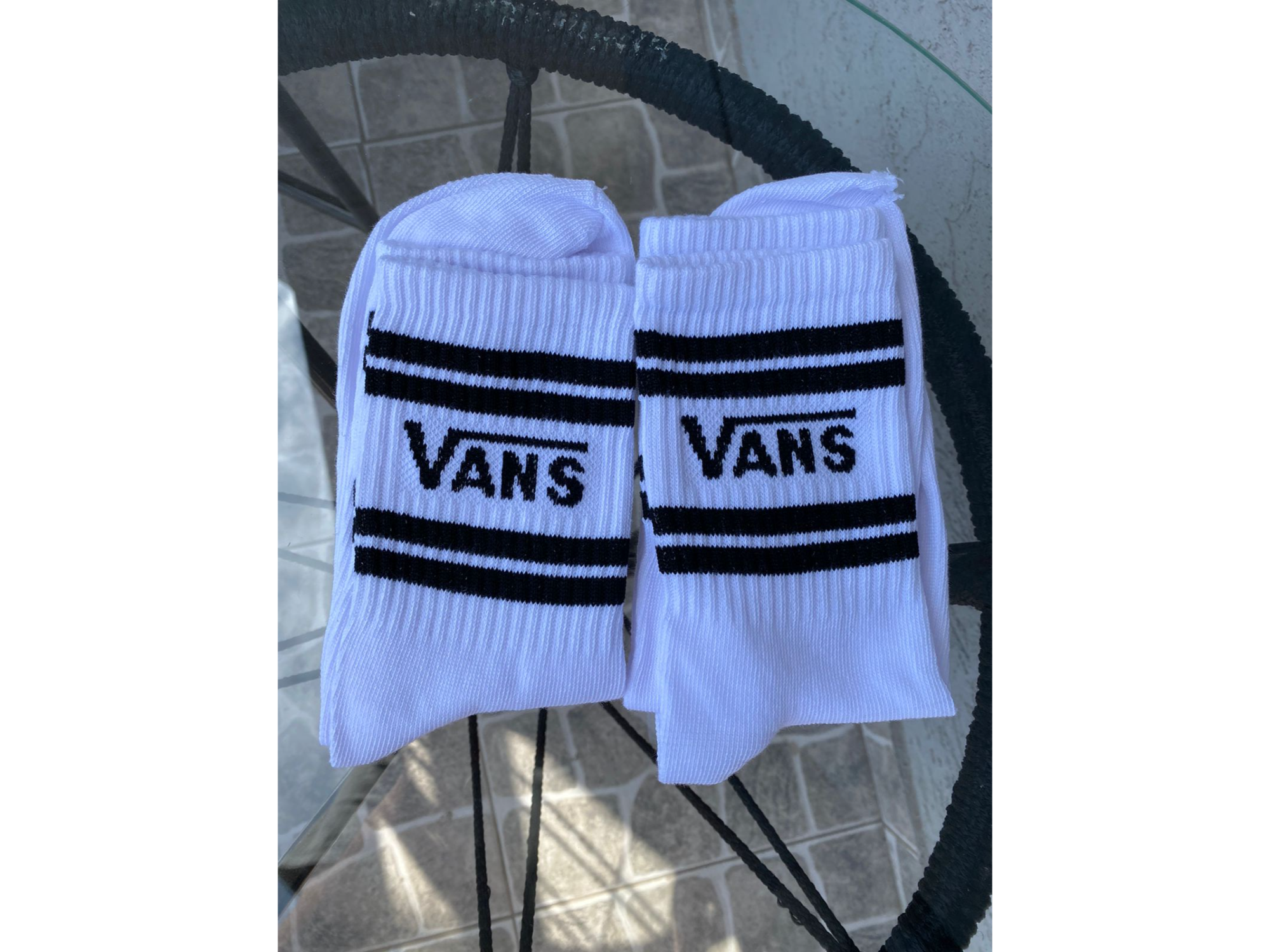 MEDIAS VANS BLANCA