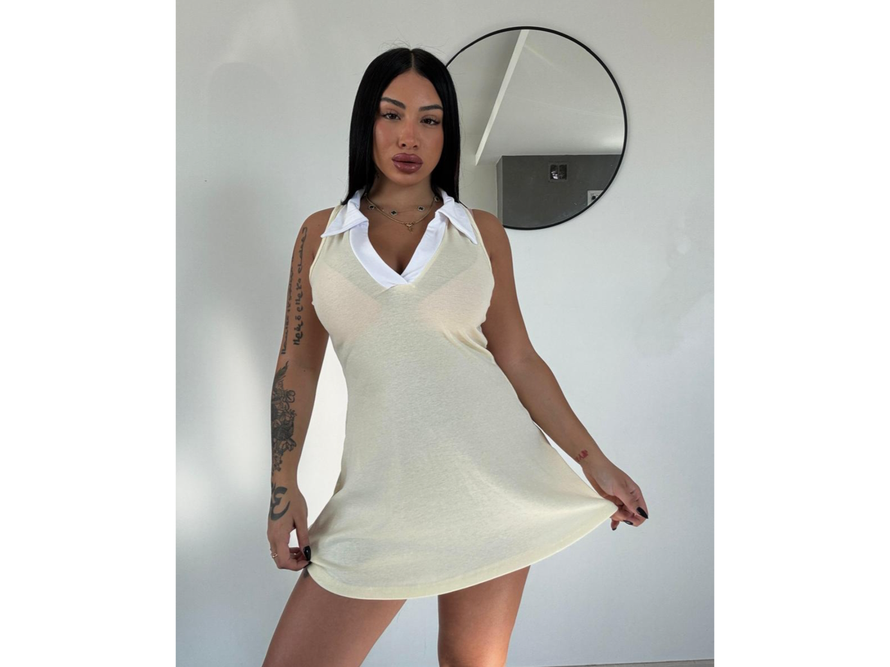 Vestido deportivo AMARILLO