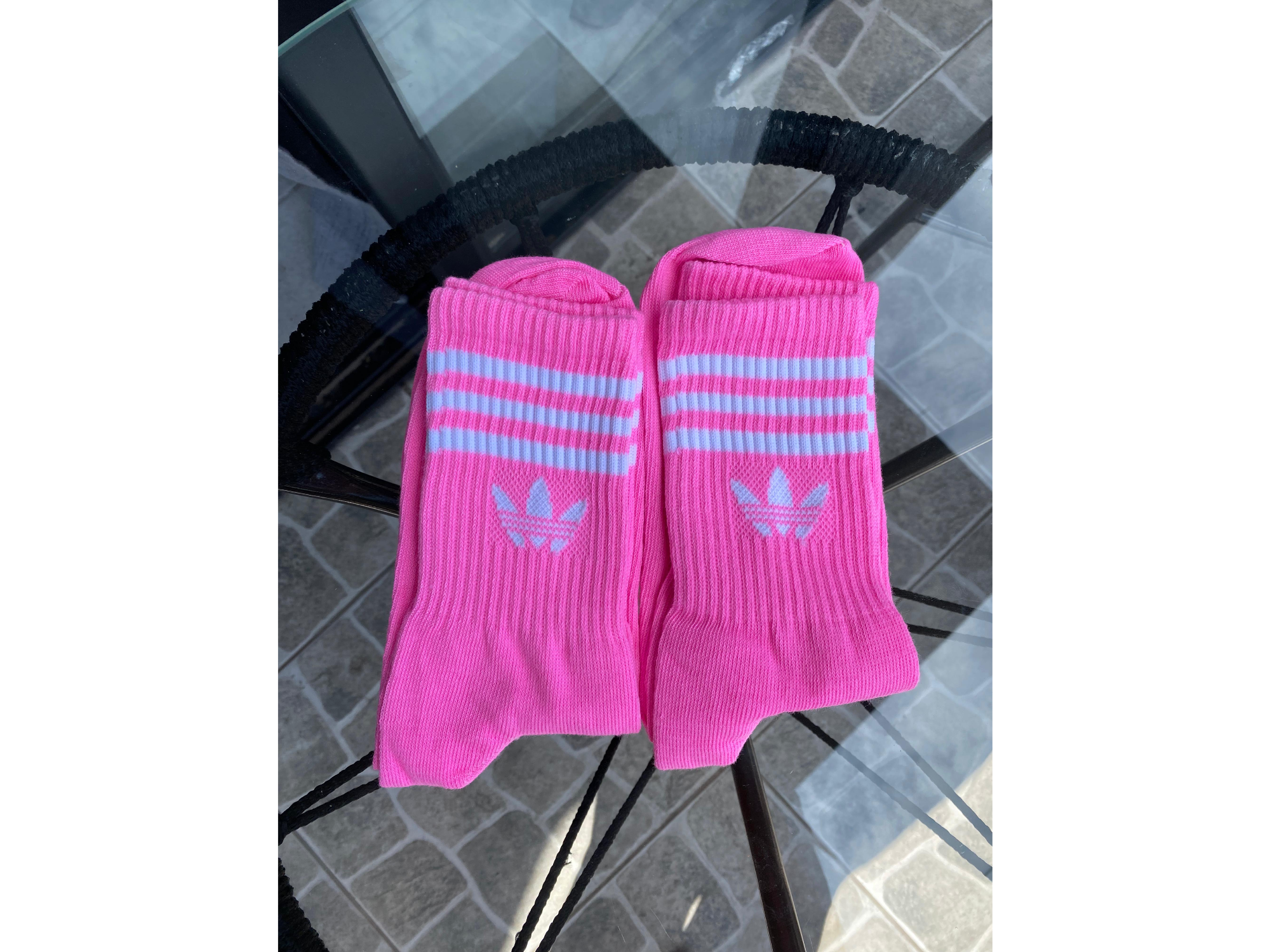 MEDIAS ADIDAS ROSA FLUOR