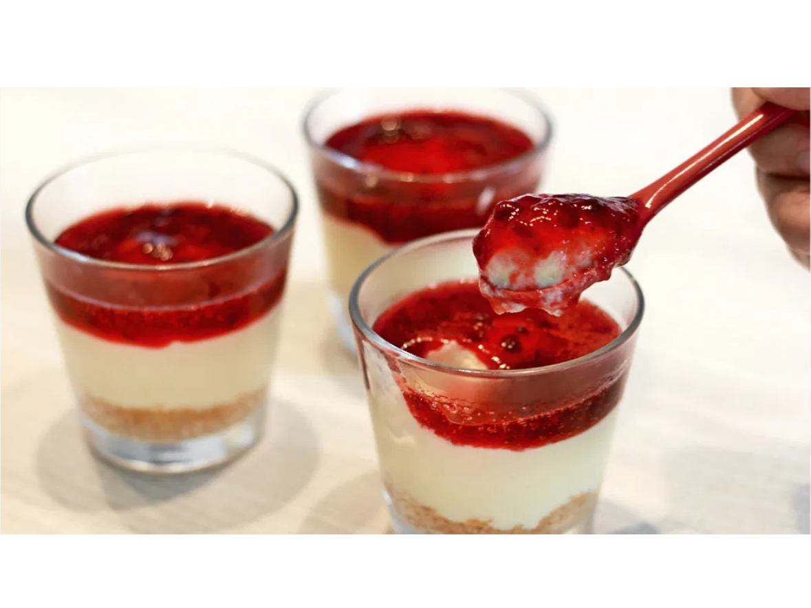 CHEESECAKE DE FRUTILLA